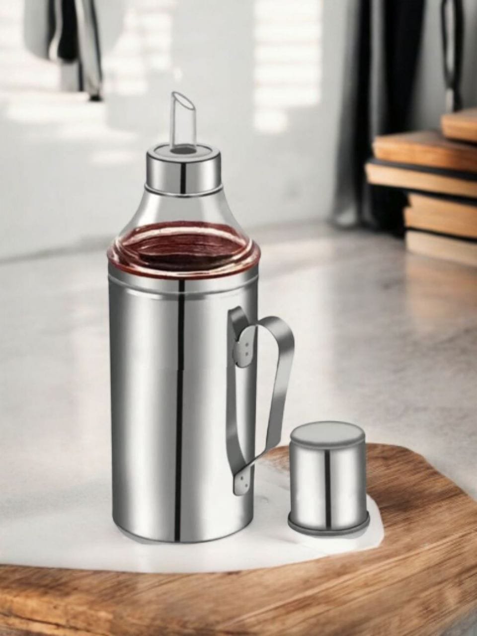 STEEL OIL POT 
